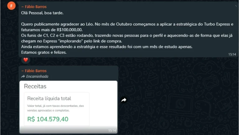 Resultado de aluno da Estratégia Turbo